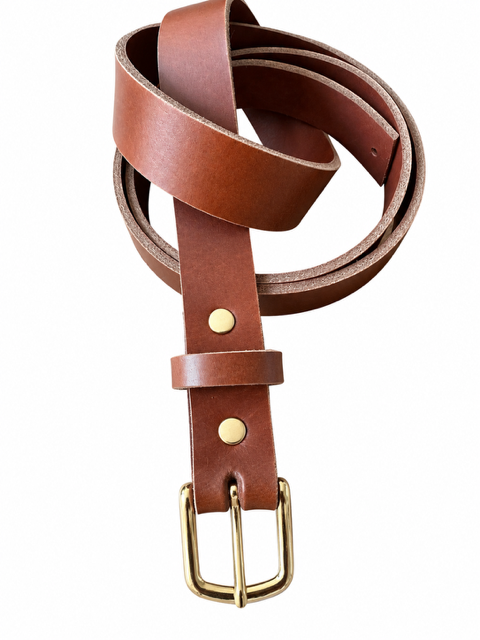 "The Jude" — 1" Full-Grain Leather Belt