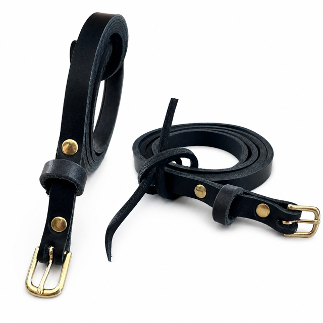 "The Lasso" — 1/2" Full-Grain Leather Belt