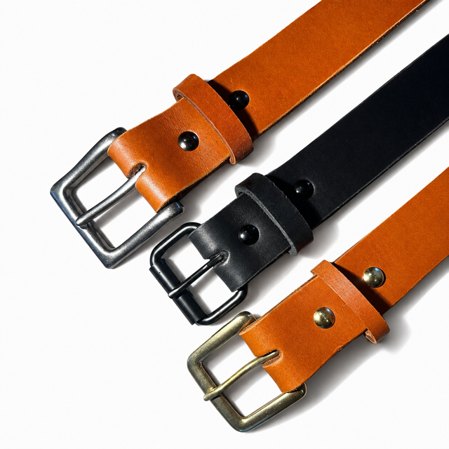 "The Rodeo" — 1-1/2" Full-Grain Leather Belt